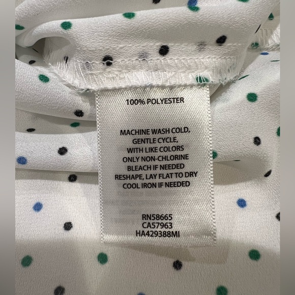 HALOGEN WOMEN’S DRESS BLOUSE SIZE M BUST 20.5” LENGTH Front 24.5” Back 27” HI/LO - Picture 7 of 15